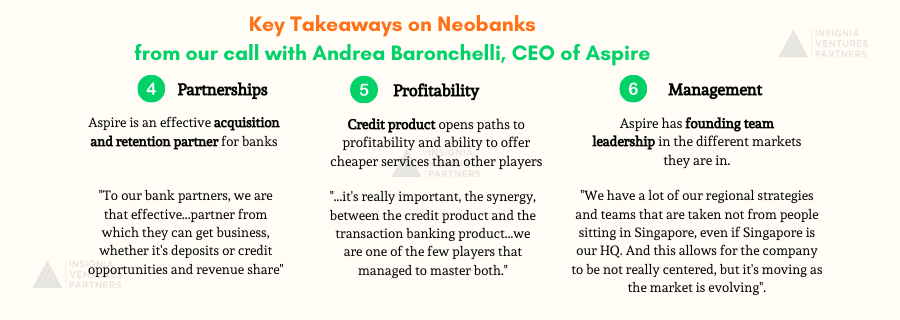Key Takeaways on Neobanking in Southeast Asia from our call with Aspire CEO and co-founder Andrea Baronchelli (Part 2)