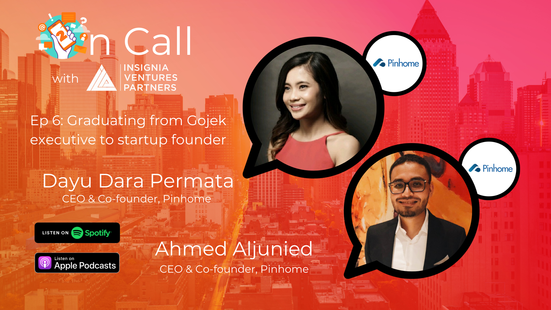 graduating from gojek executive to proptech startup founder on call with pinhome co founder dayu dara permata and ahmed aljunied insignia business review