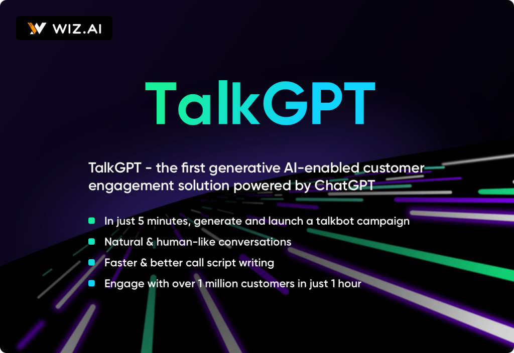 WIZ.AI launches TalkGPT, ASEAN's first generative AI-enabled omnichannel solution for customer engagement