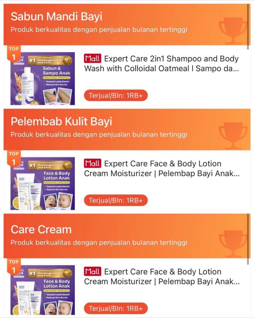 Expert Care by Tentang Anak products