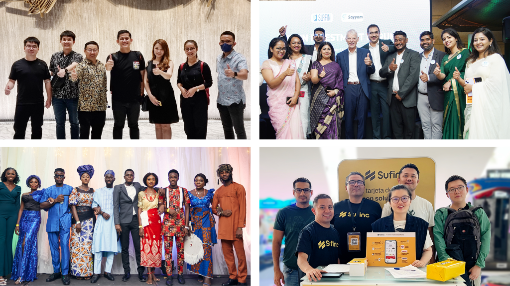 T-B: Surfin’s teams across Indonesia, India, Africa and Mexico