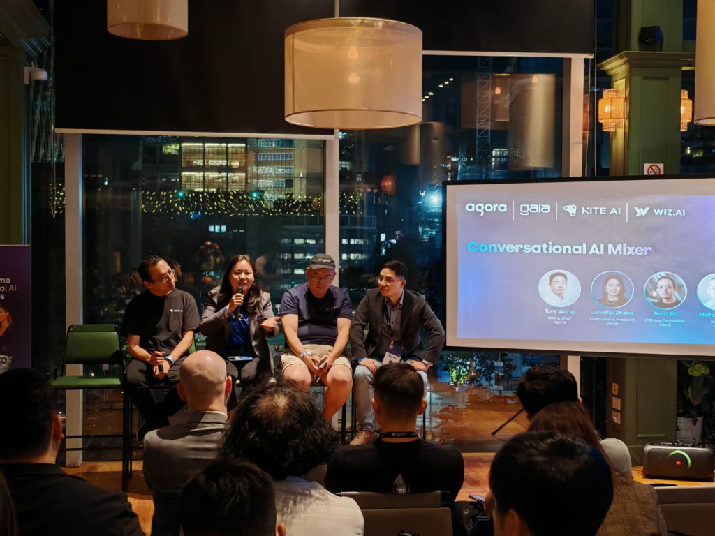 WIZ.AI and Agora at Conversational AI mixer during SuperAI conference 2025